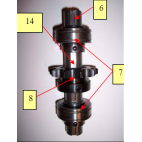 Pacesetter Crank Shaft Assembly Exploded View